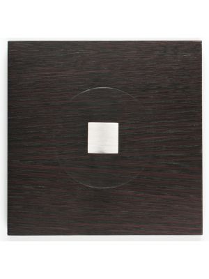 Sales Online Plug.in Plus Wall Clothes Stand Plexiglass Oak or American Walnut Structure with Chromed Steel Hook by Linfa Design.