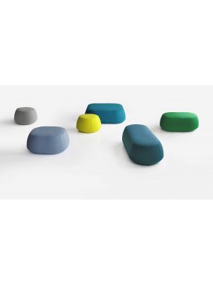 Ile Pouf Coated in Fabric or Leather by Bensen Online Buy