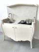 baroque mini kitchen by sintesidesign equipped with induction hob fridge and sink online sales