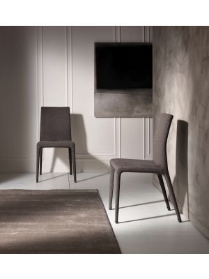 Eva T chair wooden structure coated with ecoleather by Pacini & Cappellini buy online