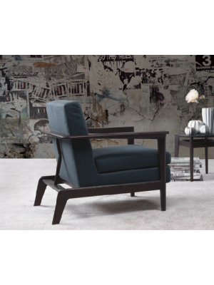 Sales Online Ginger Armchair Solid Wood Structure by Linfa Design.