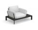 Tami 763 armchair with coffee table fabric seat wpc base suitable for outdoor or contract use by Emu buy online on www.sintesi.design