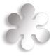 Fiordivetro Shaped Mirror On Metal Panel Support by Sovet Sales Online