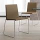 Impilla Semi-Finished Chair Metal Slide Base Polyurethane Shell by Rossetto Sales Online
