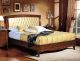 Praga L3 Bed Made Wood and Leather Made in Italy by Bianchi Mobili