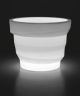 Rebelot Light polyethylene vase suitable for contract use by Plust online sales