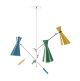 Stanley Suspension Lamp Brass and Aluminum Structure by DelightFULL Online Sales
