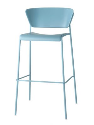 stackable stool steel base technopolymer seat suitable for contract use by Scab online sales