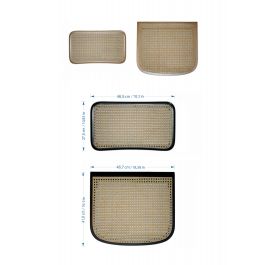 Rush Straw seat Replacement Cane Backrest Replacement Online Shop Sintesi.Design