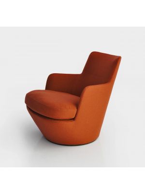 Lo Turn Swivel Armchair Coated in Fabric or Leather by Bensen Online Sales