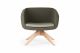 arca armhair with low backrest and wooden base online sales sintesidesign
