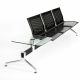 Paros Bench Aluminum Legs Metal Seat and Glass Table by SintesiDesign Sales Online