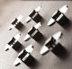 Sales Online Plug.in Clothes Stand Plexiglass Structure Satined Steel by Linfa Design.