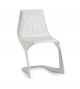 Myto sedia a slitta impilabile in plastica da esterno o interno by Plank vendita online su www.sintesi.design