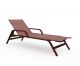Stack Chaise Lounge with Arms