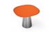Sales Online Totem Shaped Table Glass or Laminate Top Colored or Inox Base by Sovet.