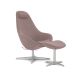 Kokon Poltrona Base in Alluminio Rivestita con Pelle Semi Anilina by Varier Vendita Online