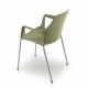 Vesper 2 stackable chair steel legs polypropylene seat by Colos online sales