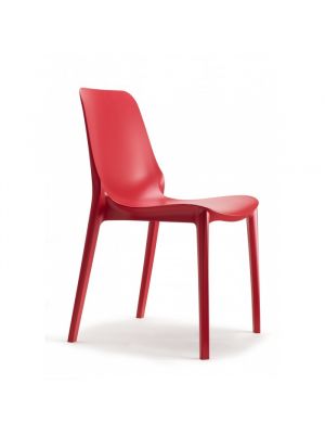 Ginevra Red Outlet Chair Technopolymer Structure by Scab Online Sales