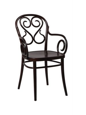 Sales Online 004 Thonet Chair with Armrests Solid Wood Structure High Quality Product by Ton.