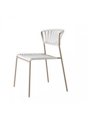 Lisa Club 2874 stackable chair steel structure pvc seat and backrest suitable for contract use by Scab online sales