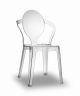 Spoon Sedia Trasparente in Policarbonato by Scab Outlet Vendita Online