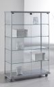 Vendita Online AllDesign Vetrina 9314 Struttura in Vetro Temperato e Bordi in ABS by Italvetrine.
