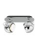 Sales Online Beluga Steel D57 G19 Wall Lamp with Polished Chromium-Plated Steel Structure by Fabbian