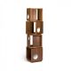 Vendita Online Libreria Girevole Totem Bollicine by Linfa Design 