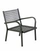 Alice CH600 poltrona lounge in metallo adatto per l'outdoor e il contract di Vermobil vendita online