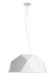 Sales Online Crio D81 A03 Ceiling Lamp Cover in Mat White Painted Aluminium by Fabbian