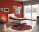 Emma Single Bed Upholstered Coated with Fabric by Stilfar Italia Sales Online