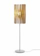 Sales Online Stick F23 C55 Floor Lamp Wood and Metal Structure by Fabbian.
