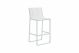 Flat High Stool with High Backrest