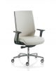 Karma Padded desk chair die-cast aluminum leather seat by Kastel online sales
