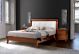 Vivre 396 Bed Made Wood and Leather Made in Italy by Bianchi Mobili