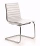 Light 16080 Sedia Attesa Struttura in Acciaio Seduta in Pelle by Luxy Vendita Online