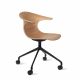 Loop 3D Wood swivel with castors