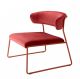 Lisa 2853 stackable chair steel structure fabric seat by Scab online sales