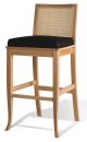 Queen SGC Stool Wooden Frame Leather Seat by Cabas Online Sales