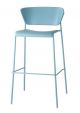Alice stackable stool steel base technopolymer seat suitable for contract use by Scab buy online