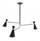 Simone Suspension Lamp Brass and Aluminum Structure by DelightFULL Online Sales