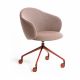 Volta armchair 4-star base with castors
