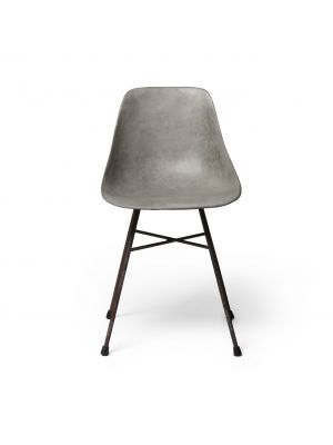 DL-09109 Chair Cement Seat Steel Legs by Lyon Bèton Sales Online