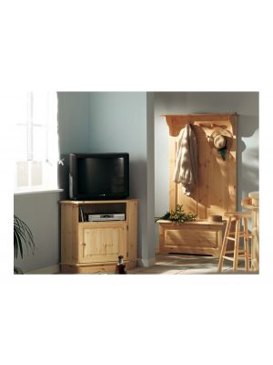 Sales Online TVANG Tv Corner Cabinet in Solid Pine Wood