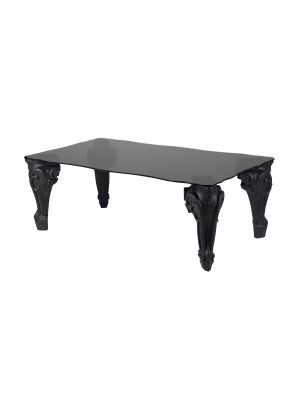 Sir of Love Elegant Table Glass Top Polyethylene Legs by Slide Online Sales
