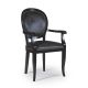 Maya Classic Armchair Wooden Structure Fabric Seat by SintesiDesign Online Sales