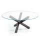 Aikido Round 130 Dining Table Glass Top by Sovet Sales Online