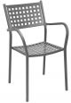 Alice CH1550 stackable chair metal frame suitable for contract use by Vermobil online sales