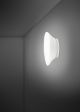 Sales Online Lumi F07 G39 Ceiling Lamp with Diffuser in Satin Finish White Blown Glass and White Metal Painted Structure by Fabbian